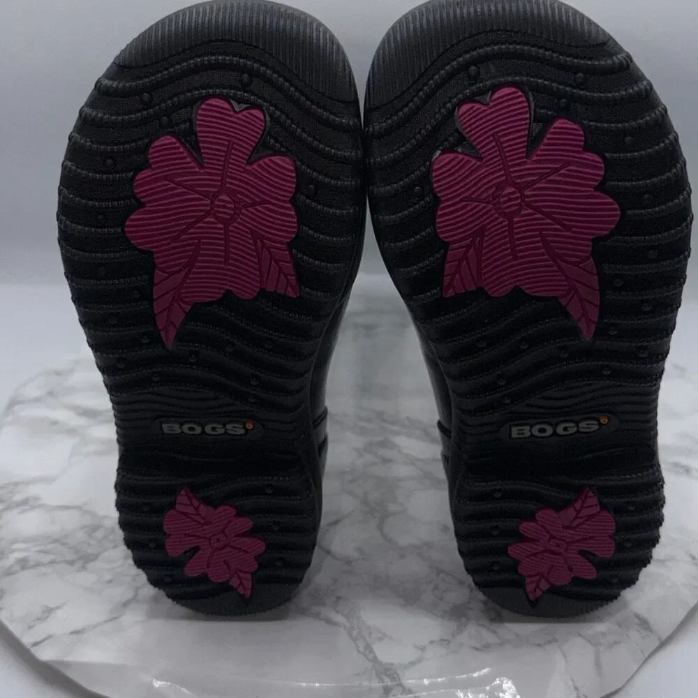 BOGS Black Kids Tacoma Rain Boots-13